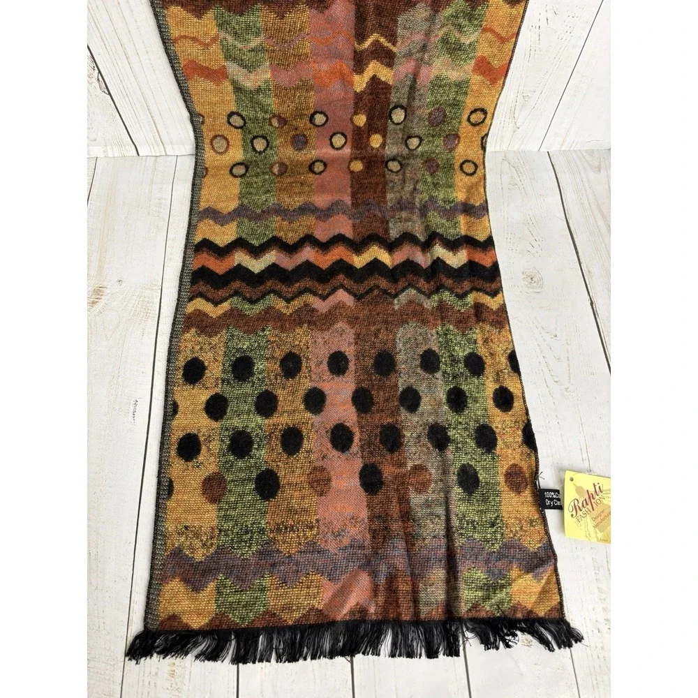 New‎ RAPTI Fair Trade Fashion Multicolor 100% Cashmere Multicolor Scarf 2010